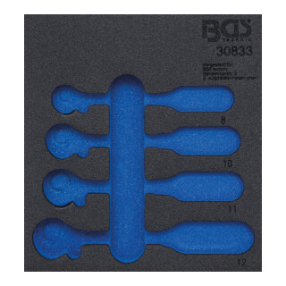 BGS Gereedschapmodule 1/6 | leeg | voor BGS 30833