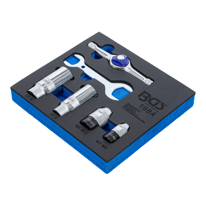 BGS Gereedschapmodule 1/6: Spangereedschapset voor tap | 6-dlg.
