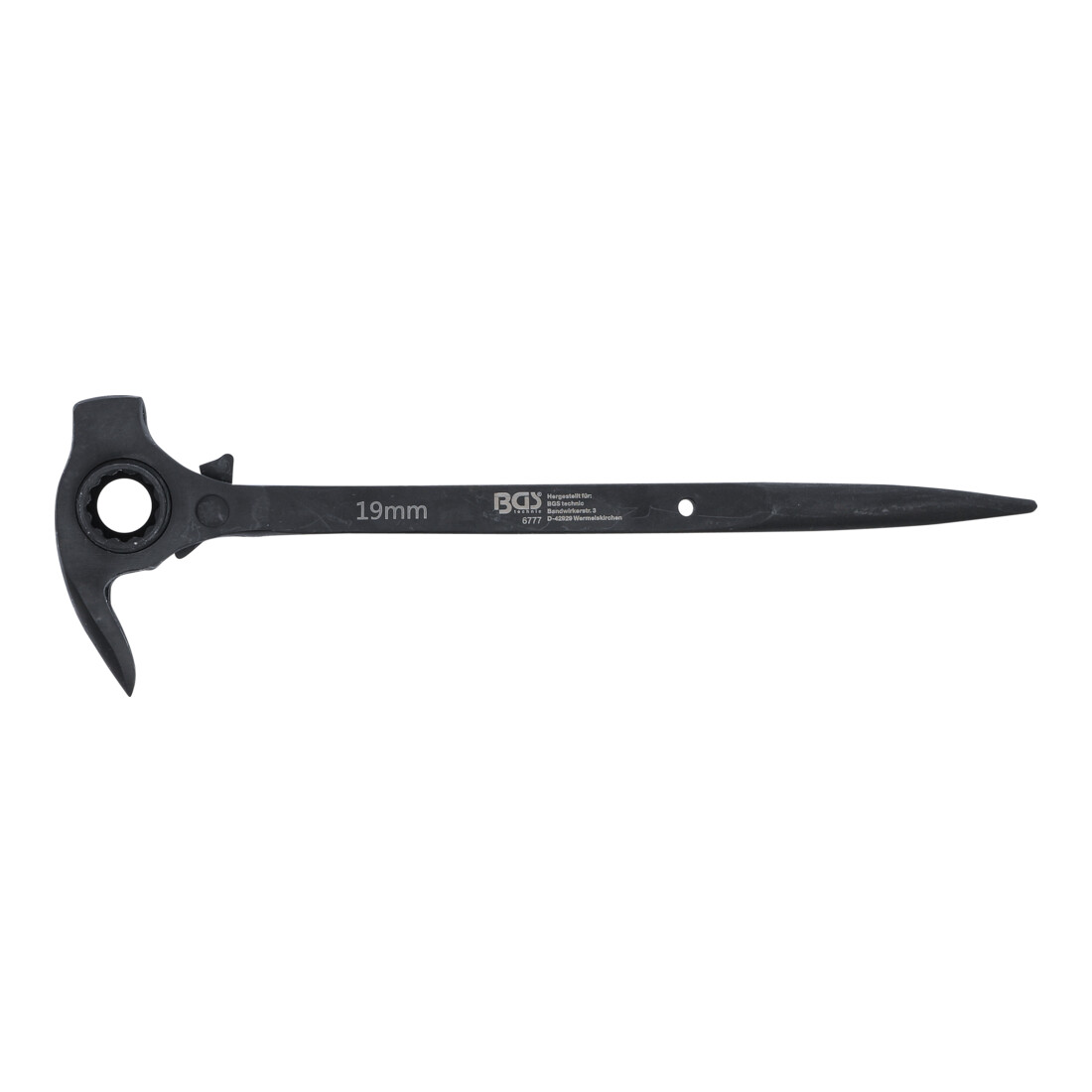 BGS Gerüstbauer-Knarre 4-in-1 SW 19 x 22 mm