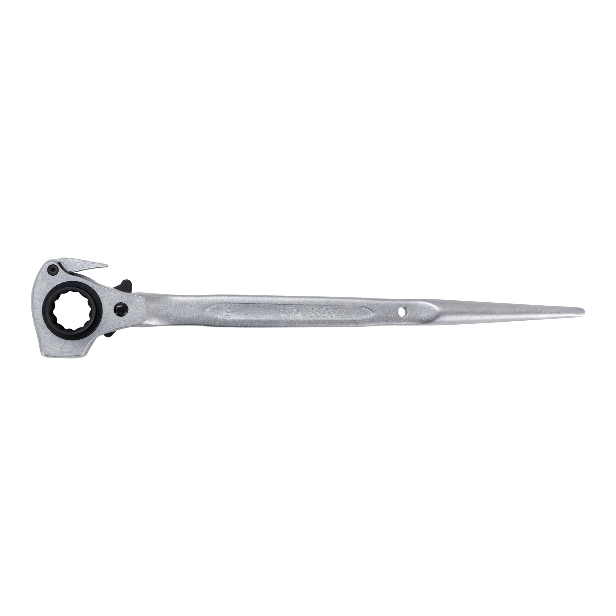 BGS Gerüstbauer-Knarre 6696, 4-in-1, SW 19 x 22 mm ; BGS technic