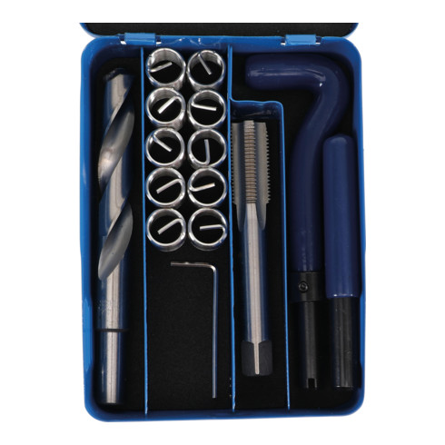 BGS Gewinde-Reparatursatz M14 x 1,5, 14-tlg.