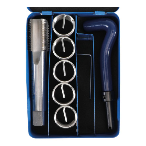 BGS Gewinde-Reparatursatz in Metall-Kassette, 7-teilig