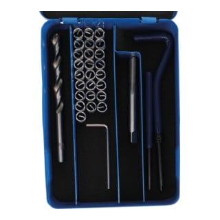 BGS Gewinde-Reparatursatz in Metall-Kassette, 29-teilig
