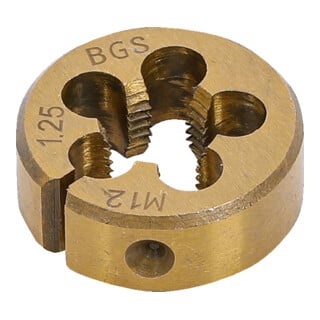 BGS Gewindeschneideisen, M12 x 1,25 x 30 mm