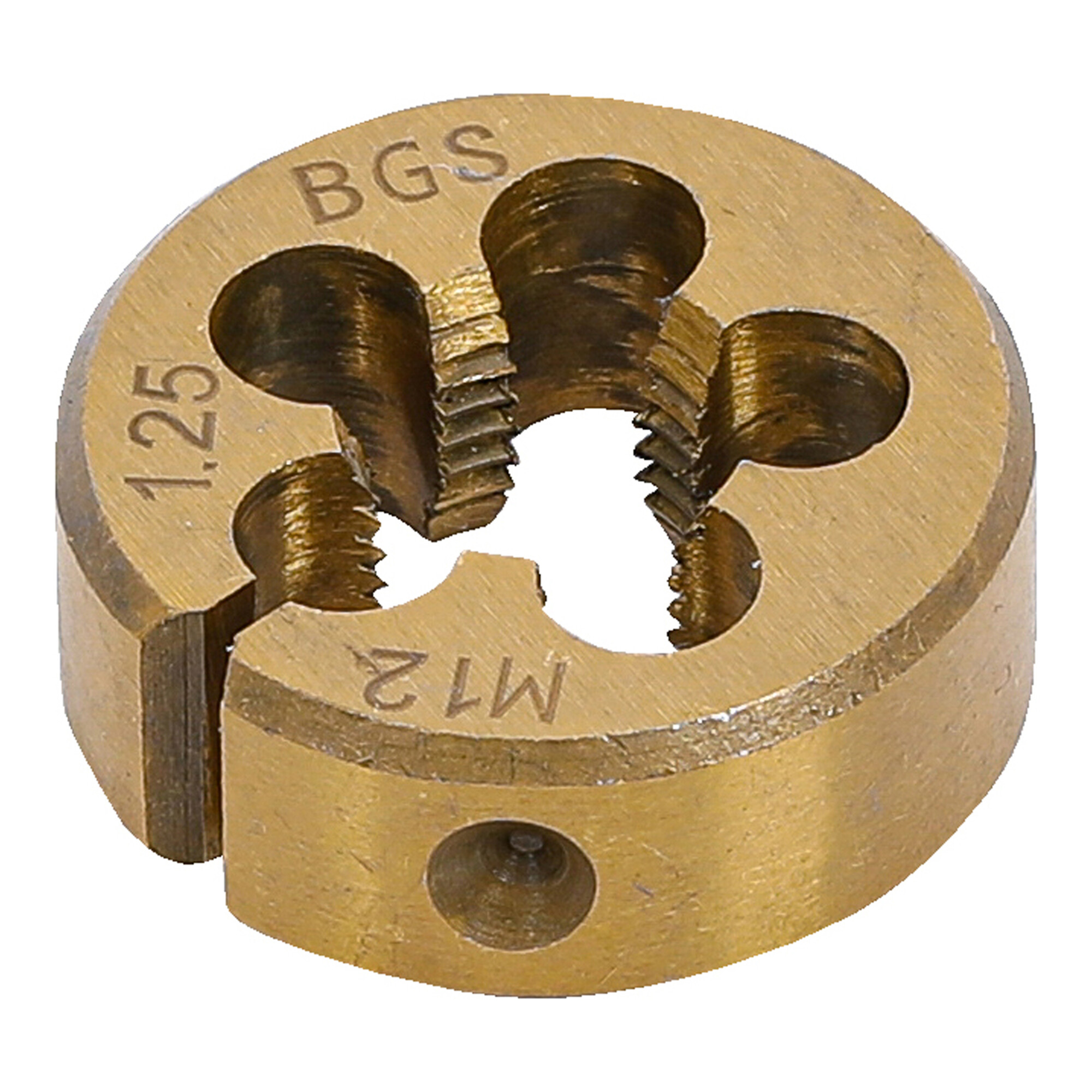 BGS Gewindeschneideisen, M12 x 1,25 x 30 mm ; BGS technic
