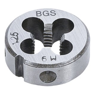 BGS Gewindeschneideisen M9 x 1,25 x 25 mm