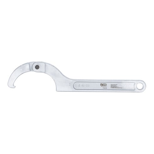 BGS Gewrichtshaken sleutel met lip, 80 - 120 mm