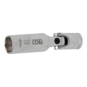 BGS Gloeibougie gewricht inzet Zeskantaandrijving Vierkantaandrijving 10 mm (3/8 inch) SW 16 mm