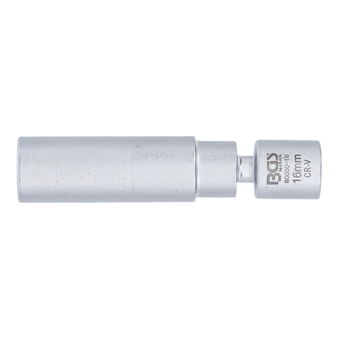 BGS Gloeikaars- en bougie-gewrichtdop, aandrijving binnenvierkant 10 mm (3/8"), SW 16 mm
