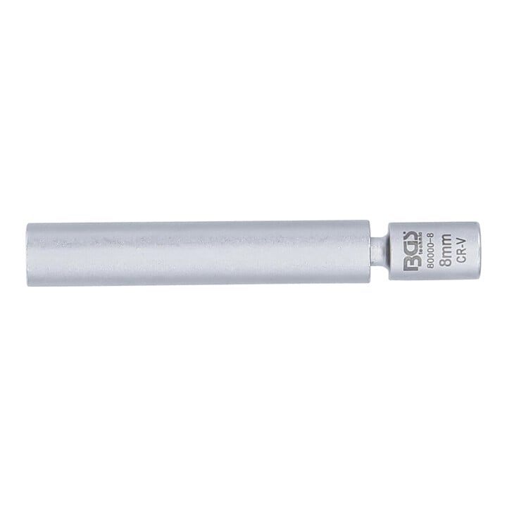 BGS Gloeikaars- en bougie-kantelbits, aandrijving binnenvierkant 6,3 mm (1/4"), SW 8 mm