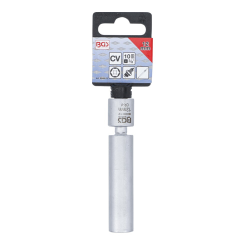 BGS Gloeikaars- en bougie-koppelstuk, aandrijving binnenvierkant 10 mm (3/8"), SW 12 mm