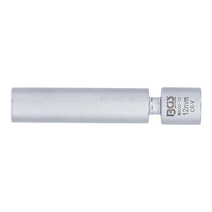 BGS Glüh- und Zündkerzen-Gelenk-Einsatz, Antrieb Innenvierkant 10 mm (3/8"), SW 12 mm