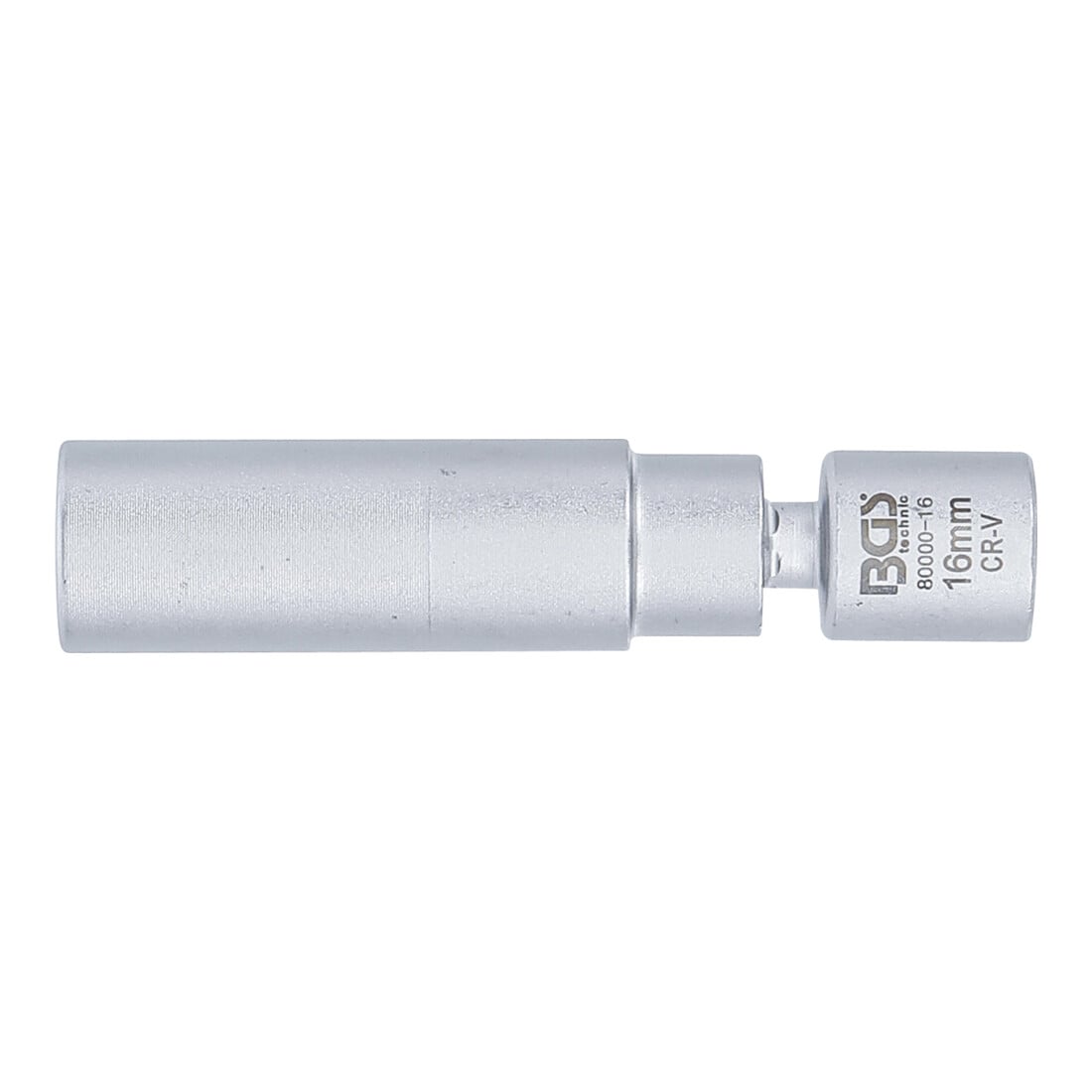 BGS Glüh- und Zündkerzen-Gelenk-Einsatz, Antrieb Innenvierkant 10 mm (3/8"), SW 16 mm