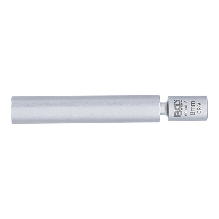 BGS Glüh- und Zündkerzen-Gelenk-Einsatz, Antrieb Innenvierkant 6,3 mm (1/4"), SW 8 mm