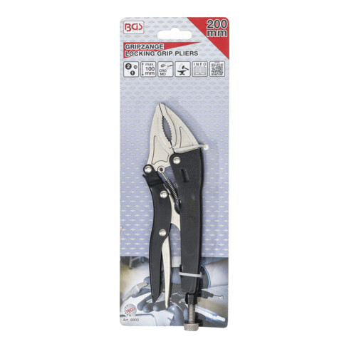 BGS Gripzange 6803, “2-IN-1”, 200 mm