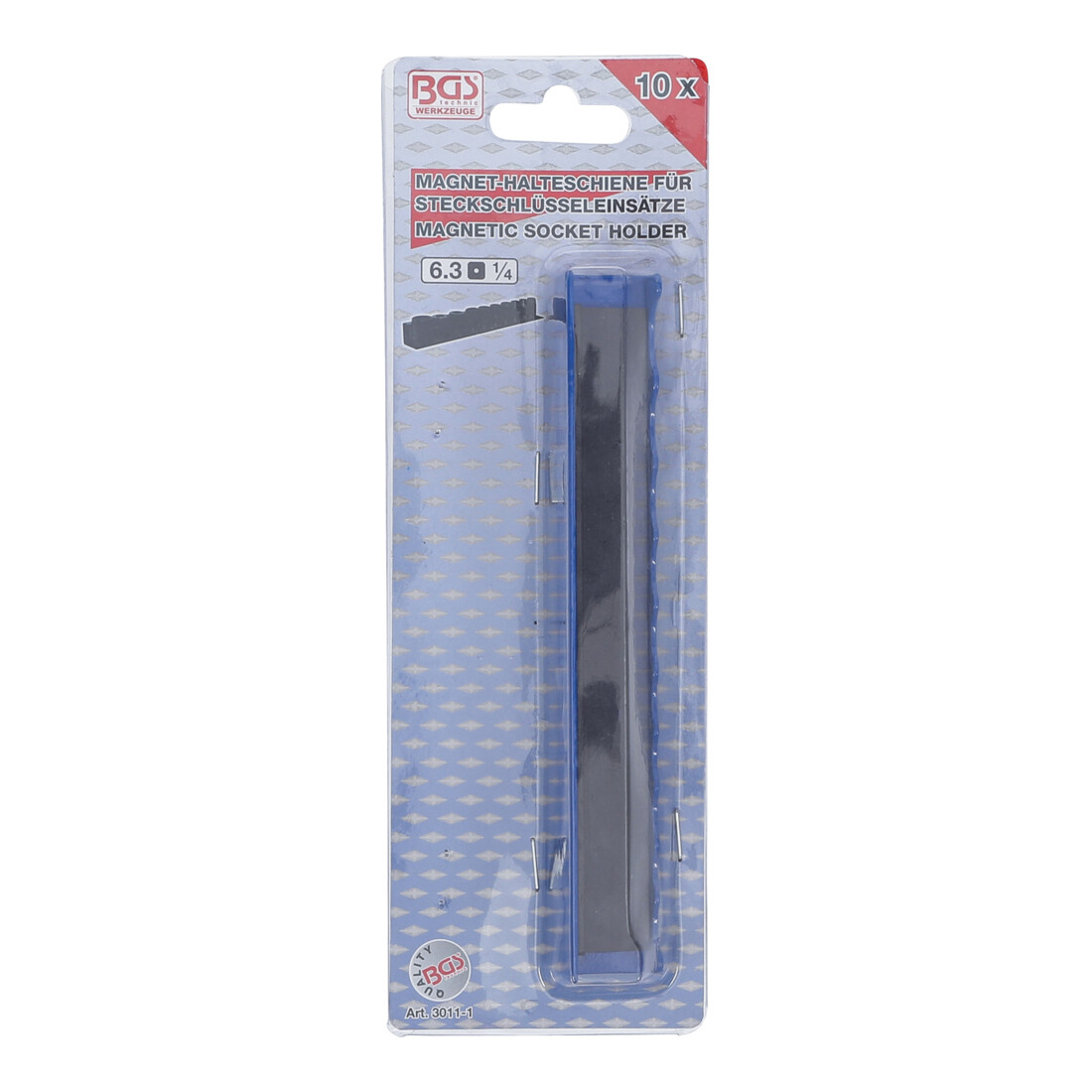 BGS Guida di supporto per inserti a bussola, magnetica, per attacco da 6,3 mm (1/4")