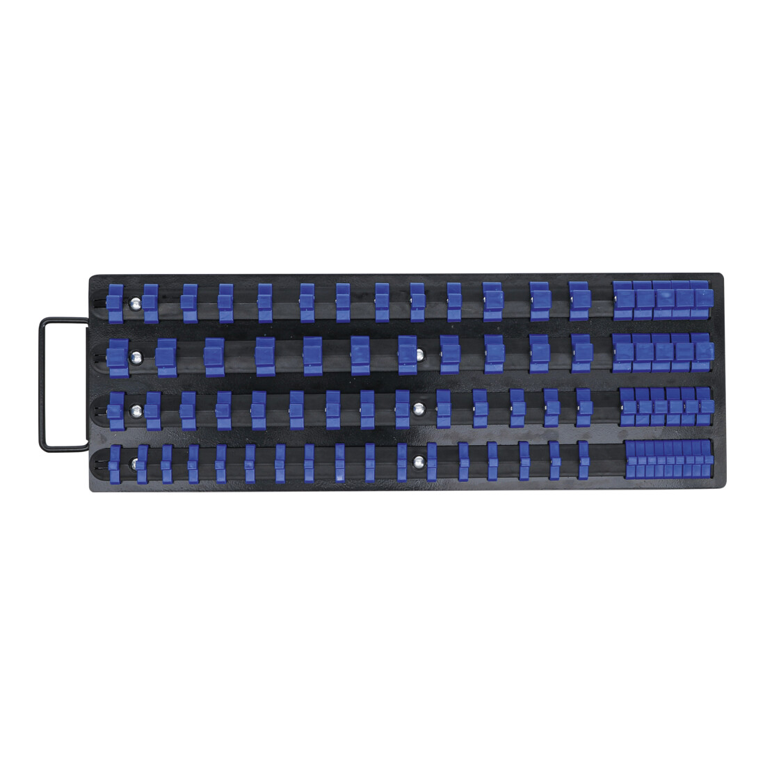 BGS Guide per inserti per chiavi a bussola con 80 clip per inserti da 6,3mm (1/4"), 10mm (3/8"), 12,5mm (1/2")