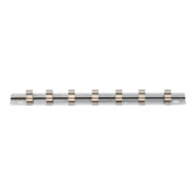 BGS Guide porta bussole con 7 clip, 6,3 mm (1/4")