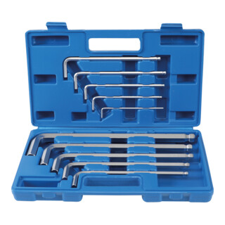 BGS Haakse steeksleutelset ''Max'' inbus 3 - 17 mm 10 delig