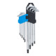 BGS haakse steeksleutelset extra lang T-profiel (voor TX) met boring T10 - T50 9 dlg.
