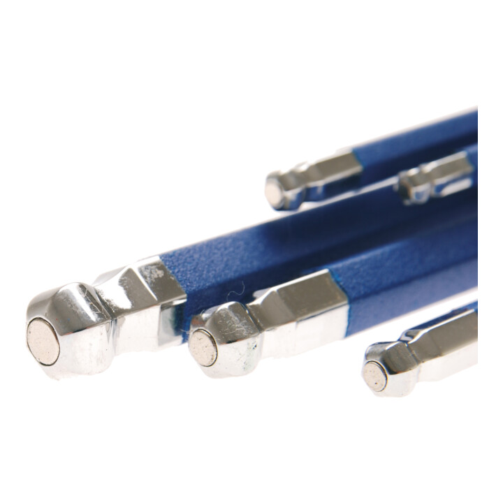 BGS Haakse steeksleutelset extra lange zeskant/zeskant met kogeleinde 1,5 - 10 mm 9 delig