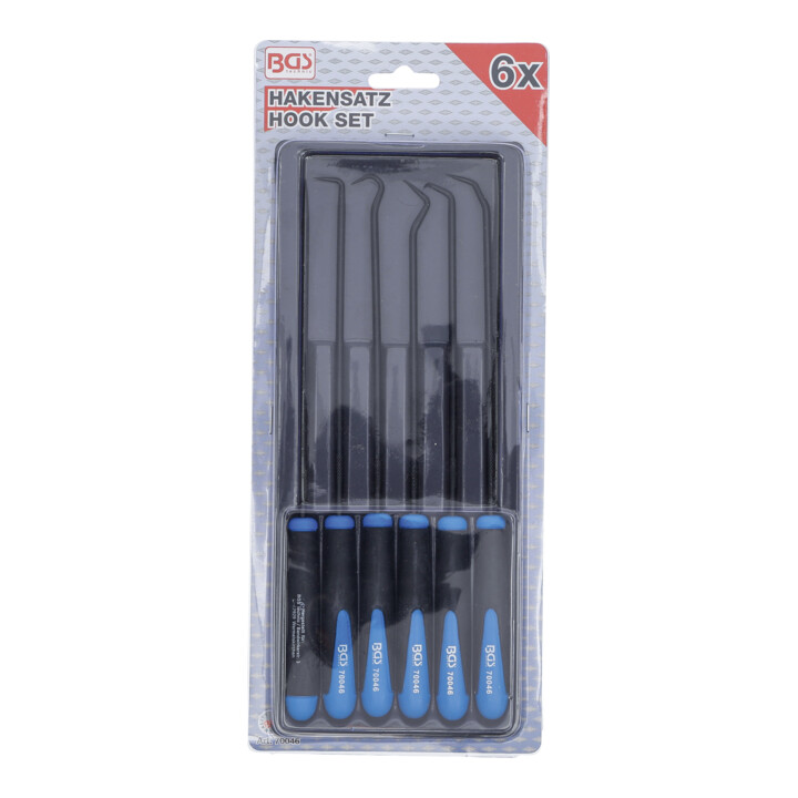 BGS Haakset extra lang 245 mm 6 dlg.