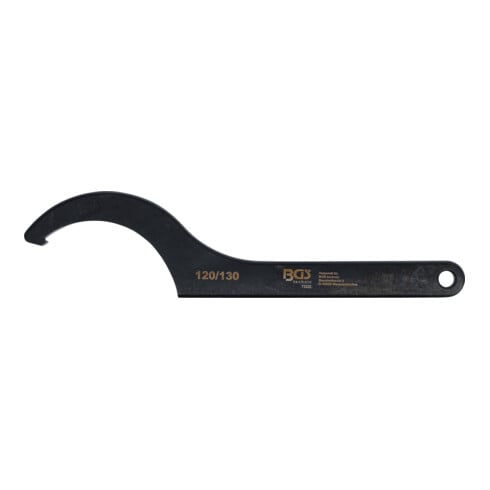 BGS Haaksleutel met neus, 120 - 130 mm