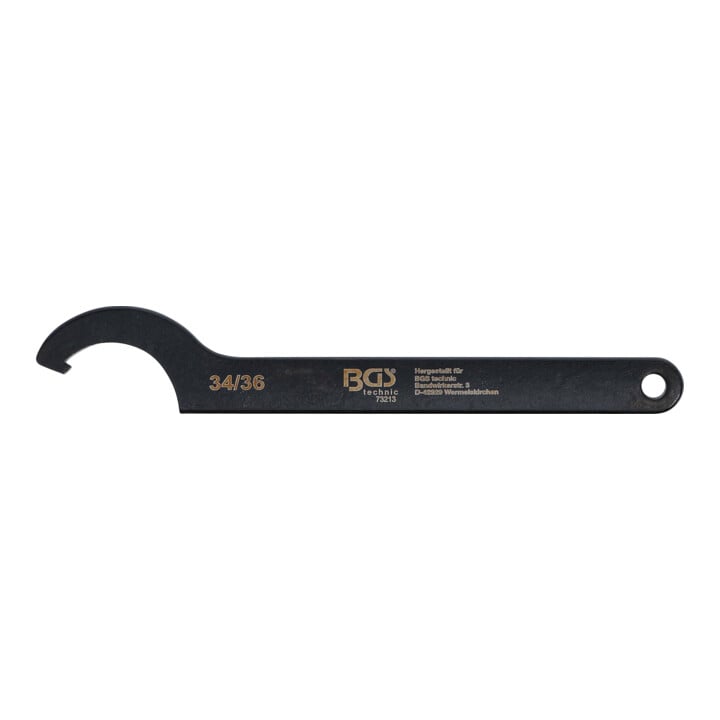 BGS Haaksleutel met neus, 34 - 36 mm