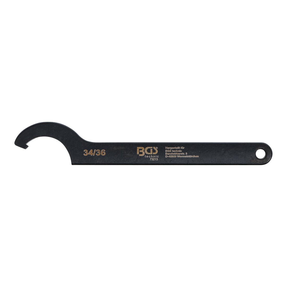 BGS Haaksleutel met neus, 34 - 36 mm