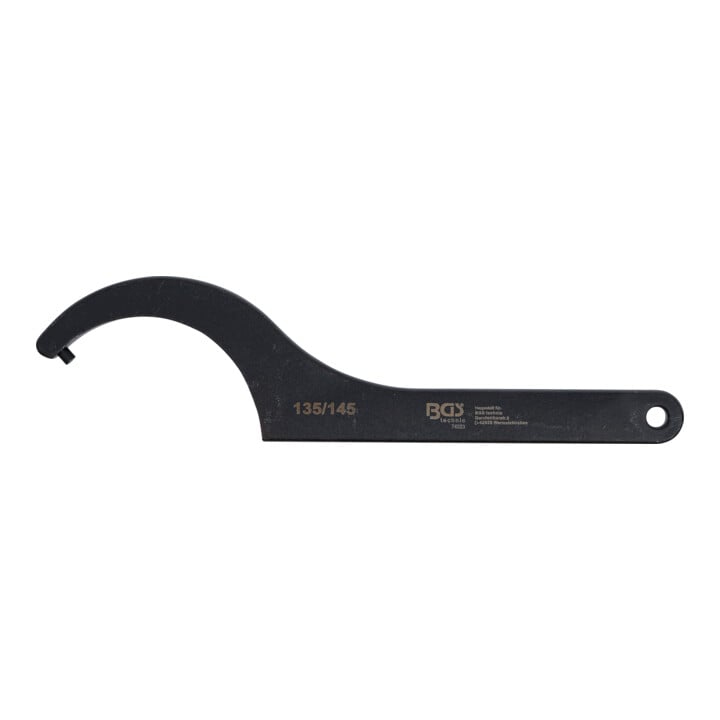 BGS Haaksteeksleutel met pen, 135 - 145 mm