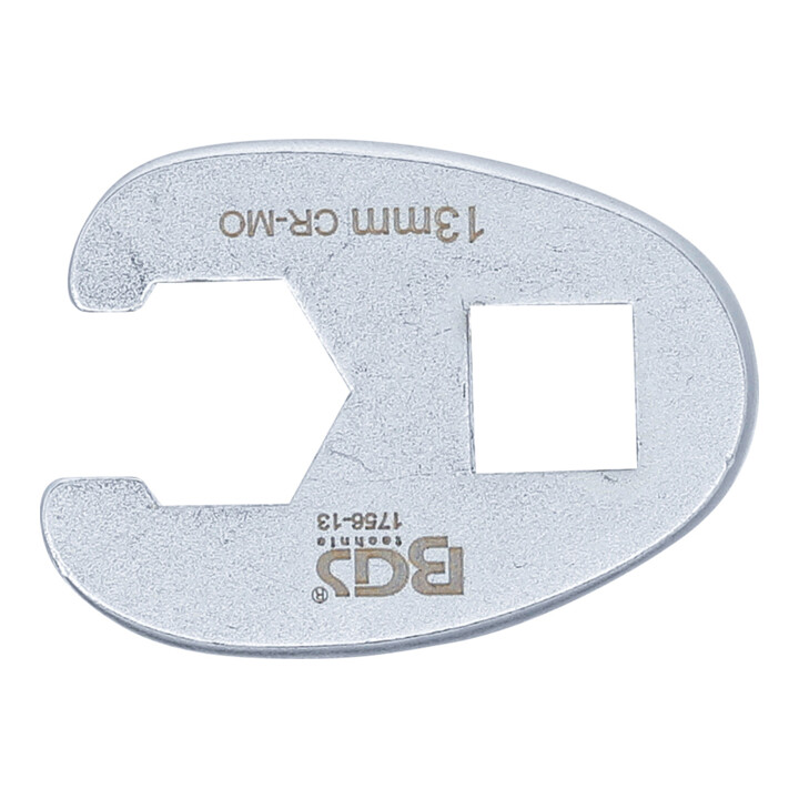BGS Hahnenfußschlüssel Antrieb Innenvierkant 10 mm (3/8") SW 13 mm