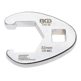 BGS Hahnenfußschlüssel Antrieb Innenvierkant 12,5 mm (1/2") SW 32 mm