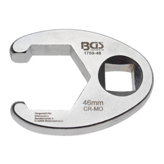 BGS Hahnenfußschlüssel Antrieb Innenvierkant 20 mm (3/4") SW 46 mm