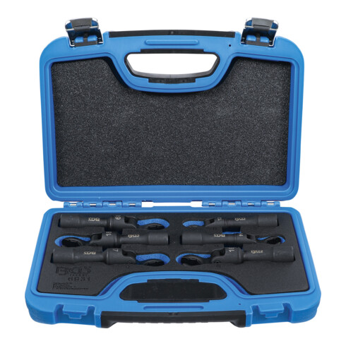 BGS Hahnenfußschlüssel-Satz 6931, Antrieb Innenvierkant 12,5 mm (1/2"), flexibel, 6-tlg.