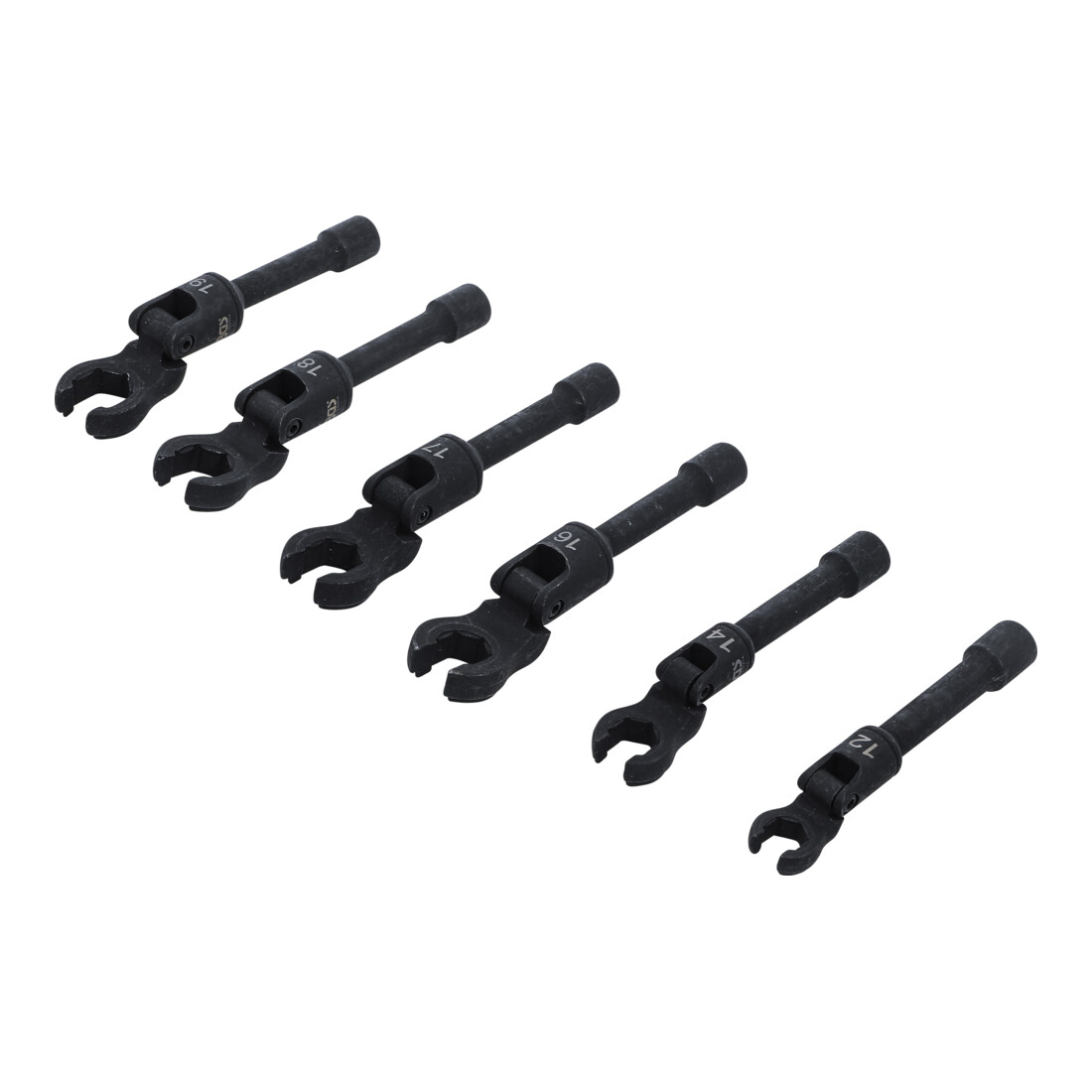 BGS Hahnenfußschlüssel-Satz, Antrieb Innenvierkant 10 mm (3/8"), mit Gelenk, 6-tlg.