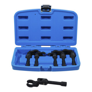 BGS Hahnenfußsleutelset, aandrijving binnenvierkant 10 mm (3/8"), met scharnier, 6-dlg.