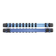 BGS Halteschiene für 12 Steckschlüssel-Einsätze 9342, magnetisch, für Antrieb 6,3 mm (1/4")