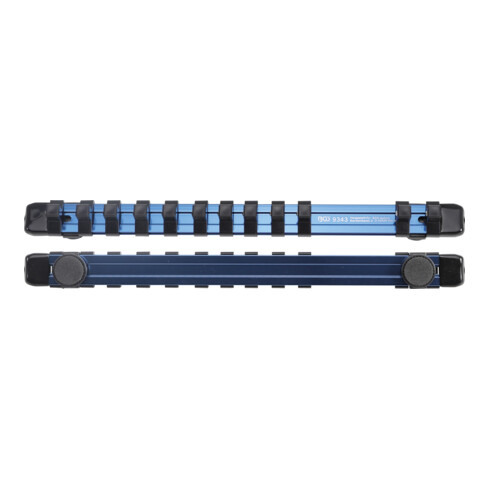BGS Halteschiene für 12 Steckschlüssel-Einsätze 9343, magnetisch, für Antrieb 10 mm (3/8")