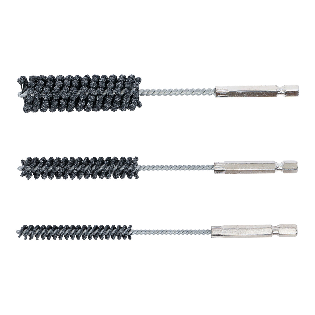 BGS Honwerkzeug-Satz 1272, flexibel, 6,3 mm (1/4") Schaft, Körnung 60 / 80, 8 - 12 - 20 mm, 3-tlg.