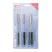 BGS Hoonapparaat-set | flexibel | aandrijving buitenzeskant, 6,3 mm (1/4") | korrel 60 / 80 | 8 - 12 - 20 mm | 3-dlg.-5