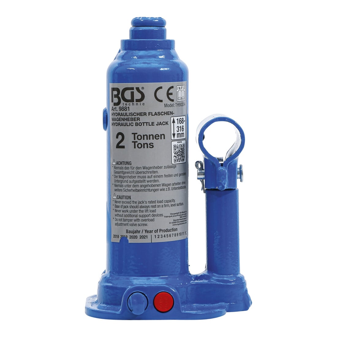 BGS Hydraulische potkrik | 2 t