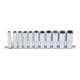 BGS Inbussleutelset zeskant, diepe aandrijving vierkantaandrijving 10 mm SW 8 - 19 mm 11 dlg.-1
