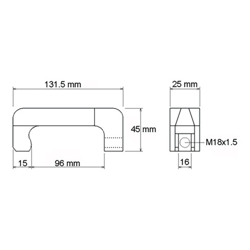 BGS Injector uittrekklauw | 16 mm