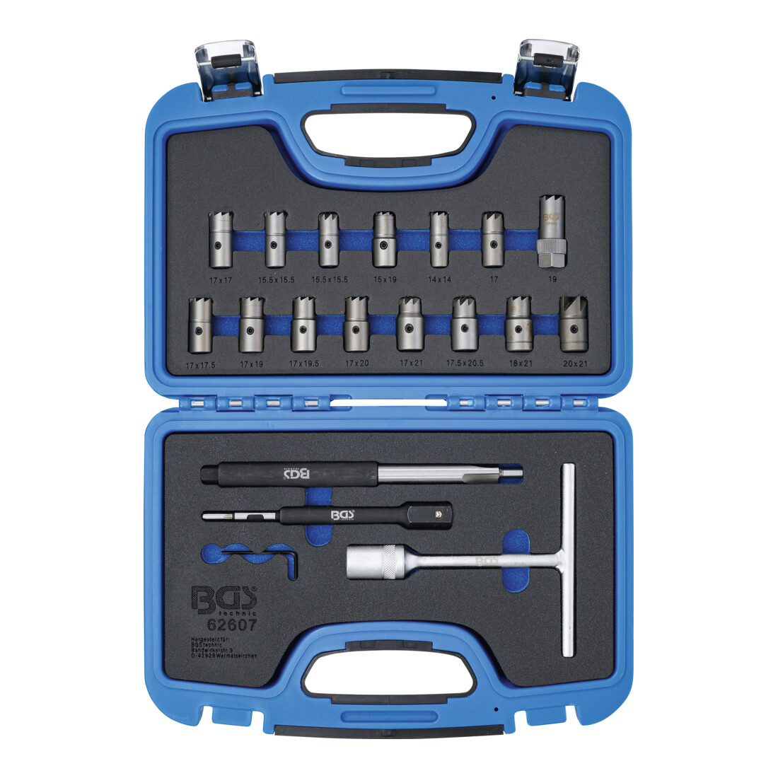 BGS Injector-zittingfreesset | 19-dlg.