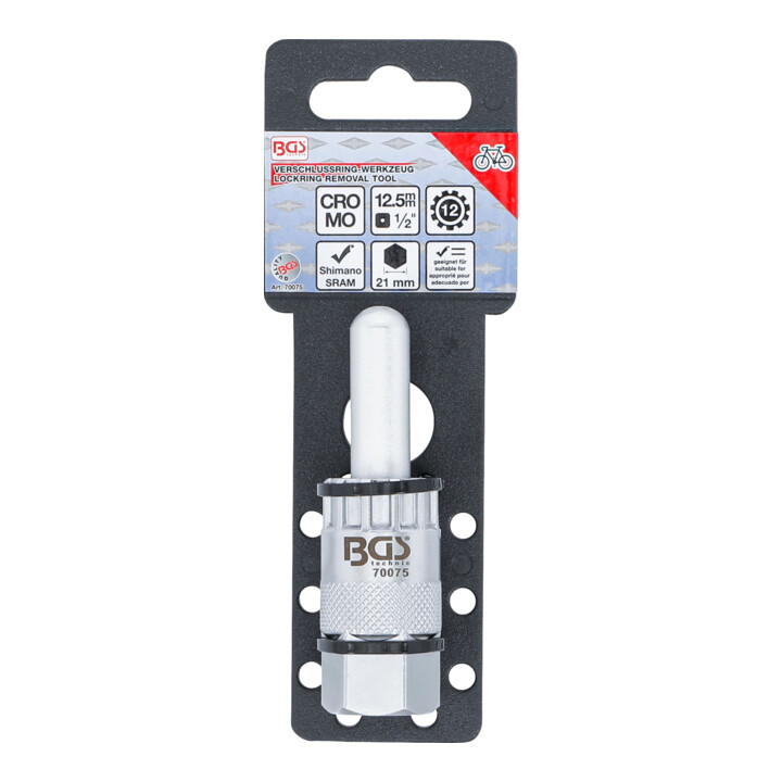 BGS Insert d’anneau de verrouillage, avec broche de centrage, pour axes à emmanchement 12 mm