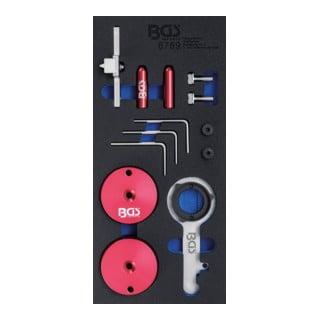 BGS Insert de servante d'atelier 1/3 : Coffret de calage pour Ford 2.0TDCi EcoBlue Kraftmann