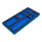 BGS Insert pour servante d’atelier 1/3, vide : 7 compartiments, 408 x 189 x 32 mm-3