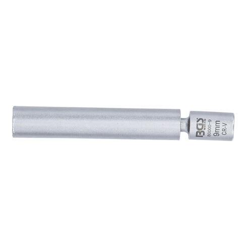 BGS Inserto articolato per candelette e candele, attacco quadro interno 6,3 mm (1/4"), SW 9 mm
