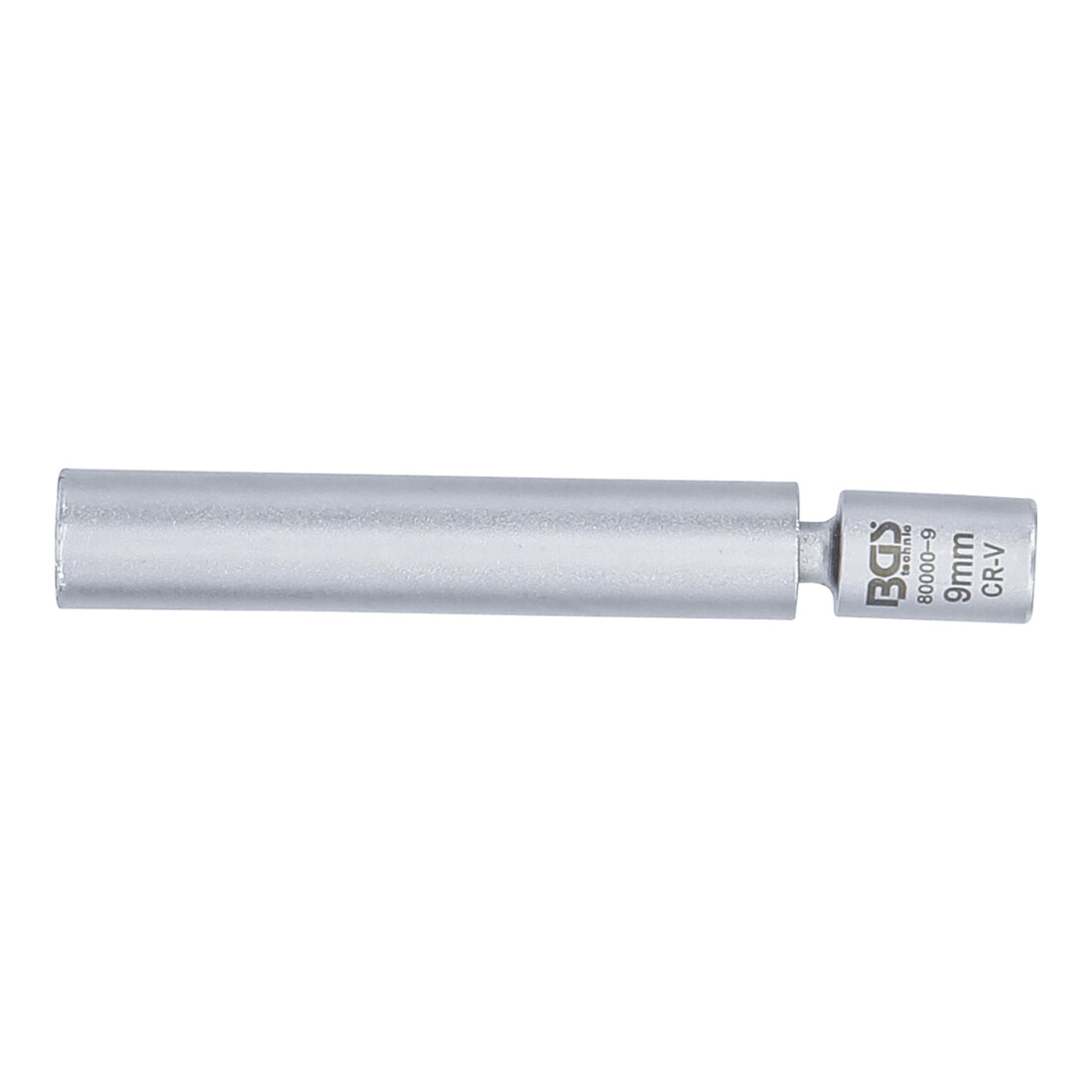 BGS Inserto articolato per candelette e candele, attacco quadro interno 6,3 mm (1/4"), SW 9 mm