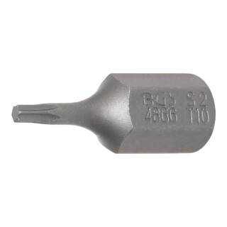 BGS Inserto, attacco esagono esterno 10 mm (3/8"), profilo a T (per TX) T10